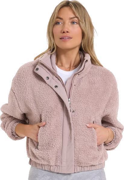 Cozy Sherpa Jacket - Womens - Umber 1