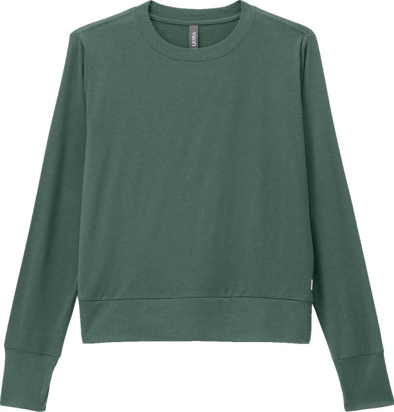 Daydream Crew - Womens - agate green heather 1