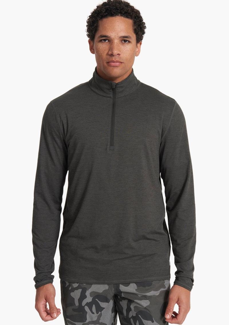 Ease Performance 1/2 Zip - Mens - Charcoal Heather 2