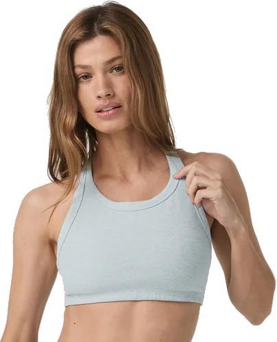 Elevation Racer Bra - blue haze heather 1