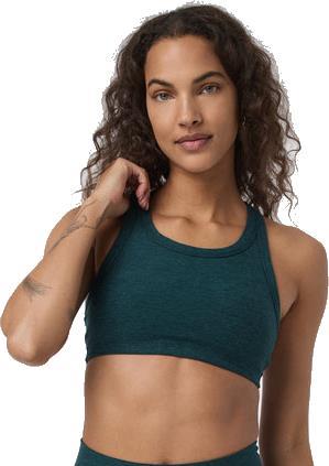 Elevation Racer Bra - moss heather 1