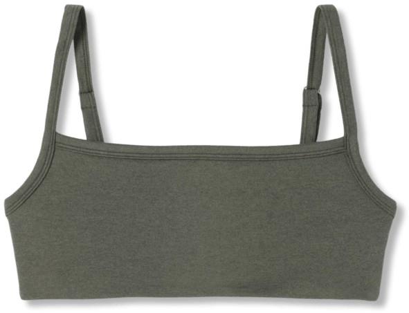 Elevation Square Neck Bra - Womens - army heather 1