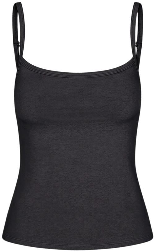Elevation Square Neck Cami - Womens - black heather 1
