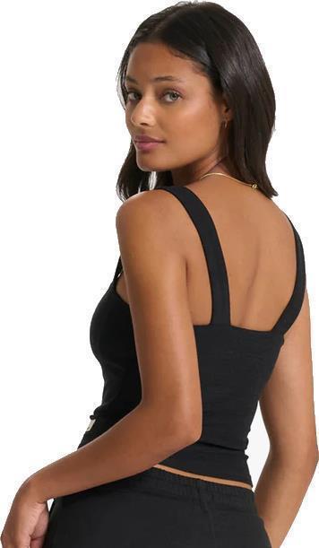 Elevation Square Neck Tank - Womens - Black Heather 2