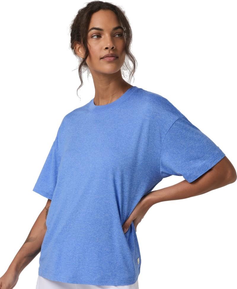 Energy Tee, Long - Womens - riviera blue heather 1