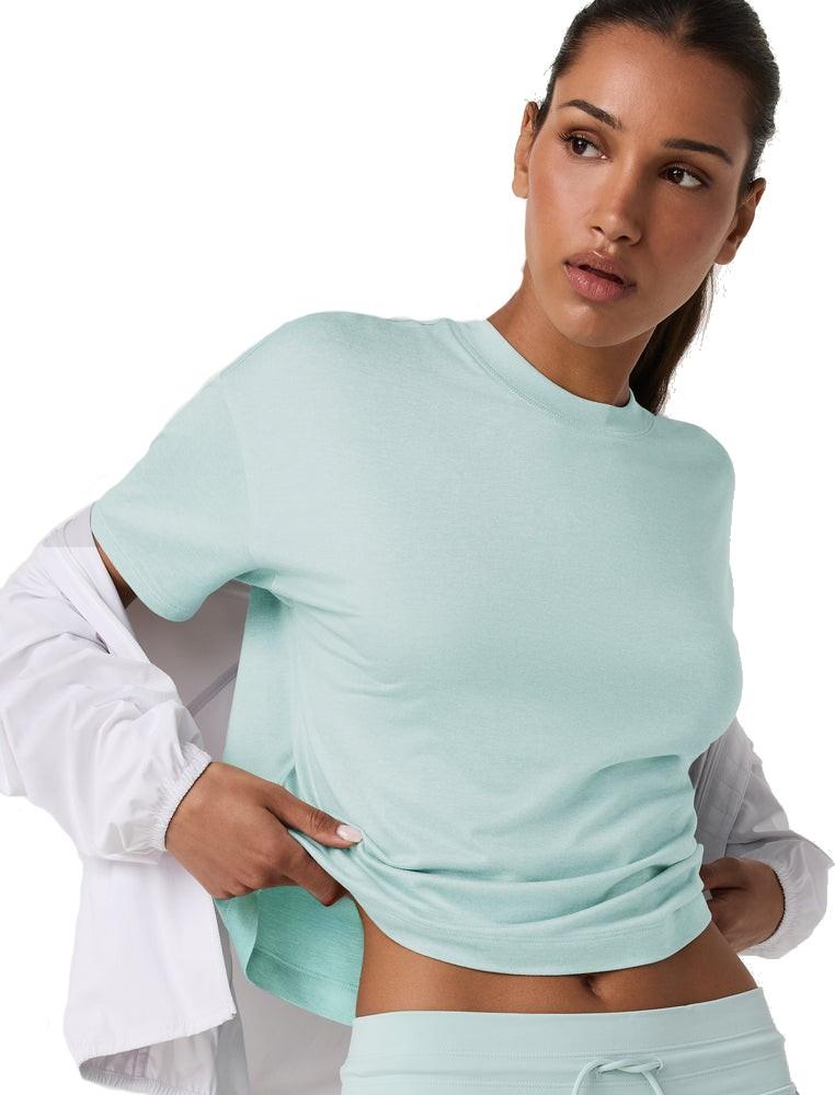Energy Tee - Womens - sea glass heather 1