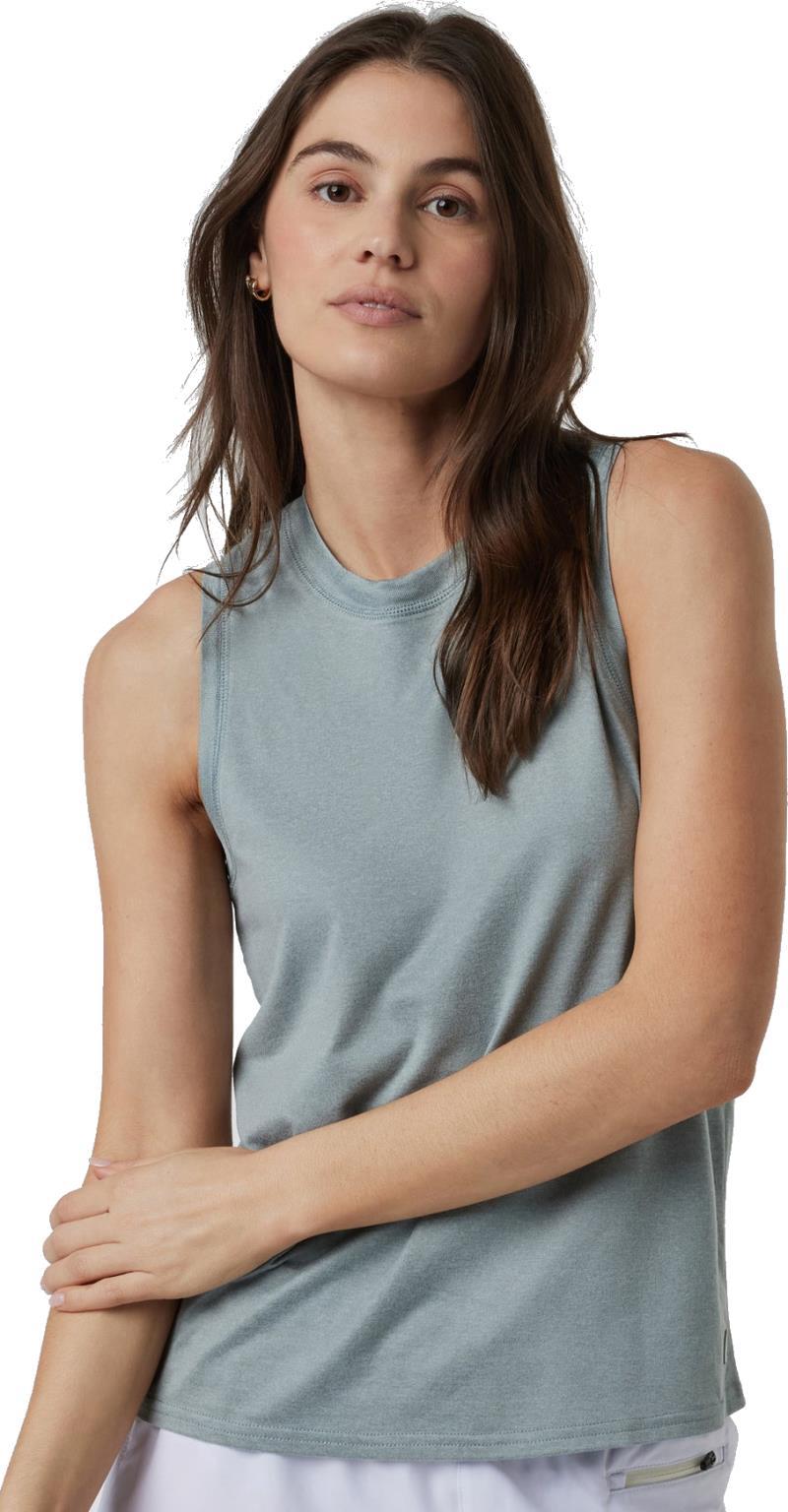 Energy Top, Long - Womens - Vintage Pistachio Heather 1