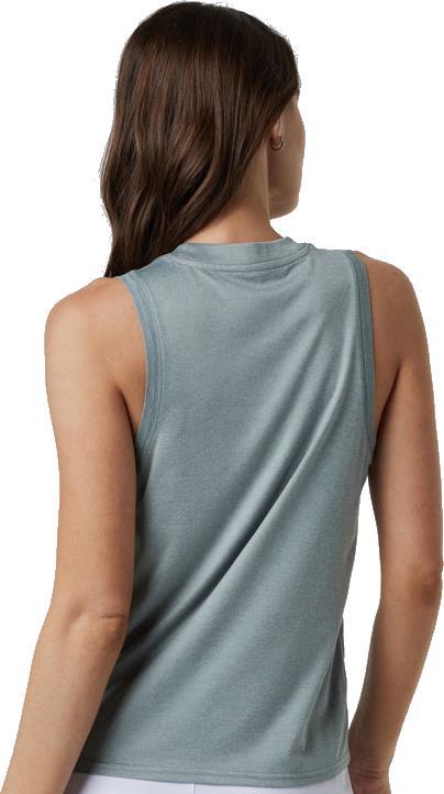 Energy Top, Long - Womens - Vintage Pistachio Heather 2