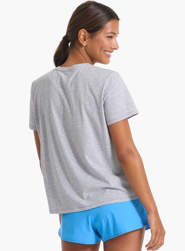 Feather Tee - Womens - Heather Grey 2