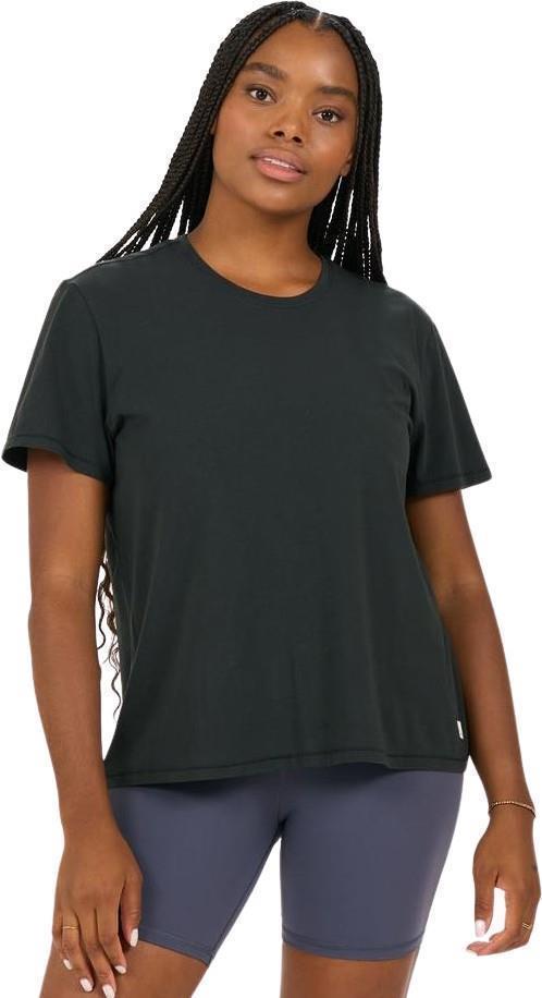 Feather Tee - Womens - Washed Black 1