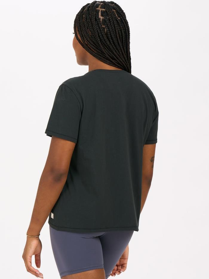 Feather Tee - Womens - Washed Black 2