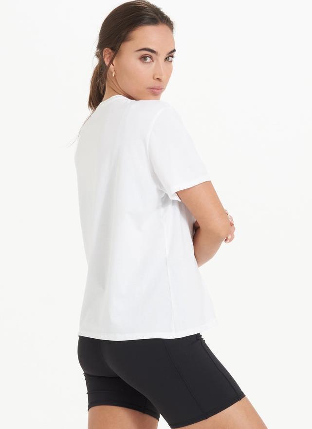 Feather Tee - Womens - White 2