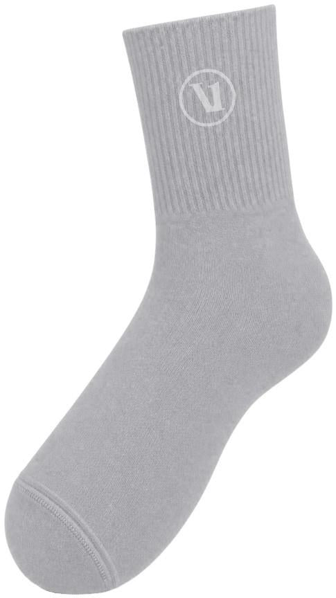 Half Crew Socks 2.0 - light heather grey 1