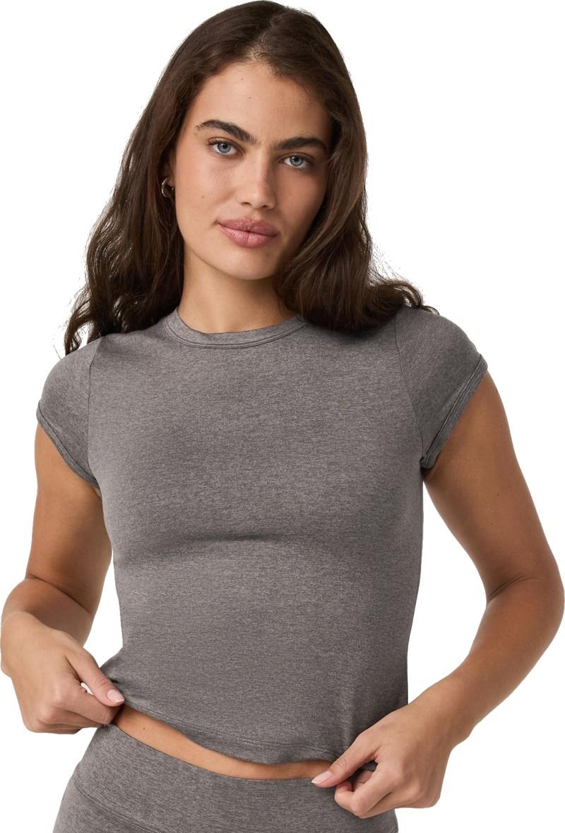Halo Baby Tee - Womens - chia heather 1