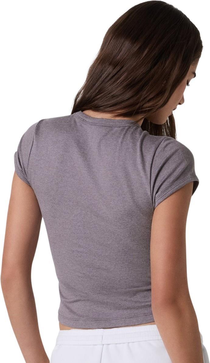 Halo Baby Tee - Womens - lunar grey heather 1