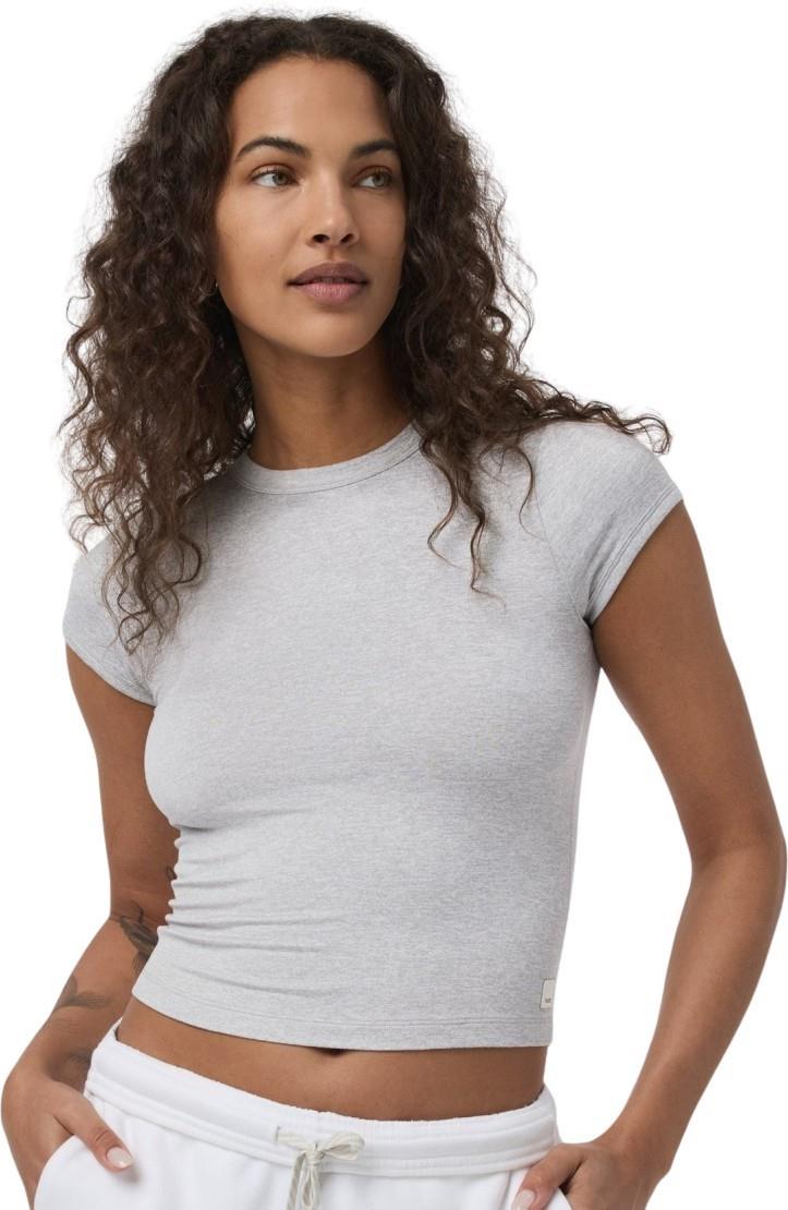 Halo Baby Tee - Womens - pale grey heather 1