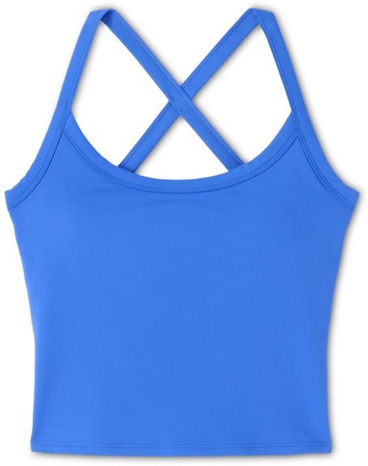 Halo Cross Back Tank - Womens - electric blue 1
