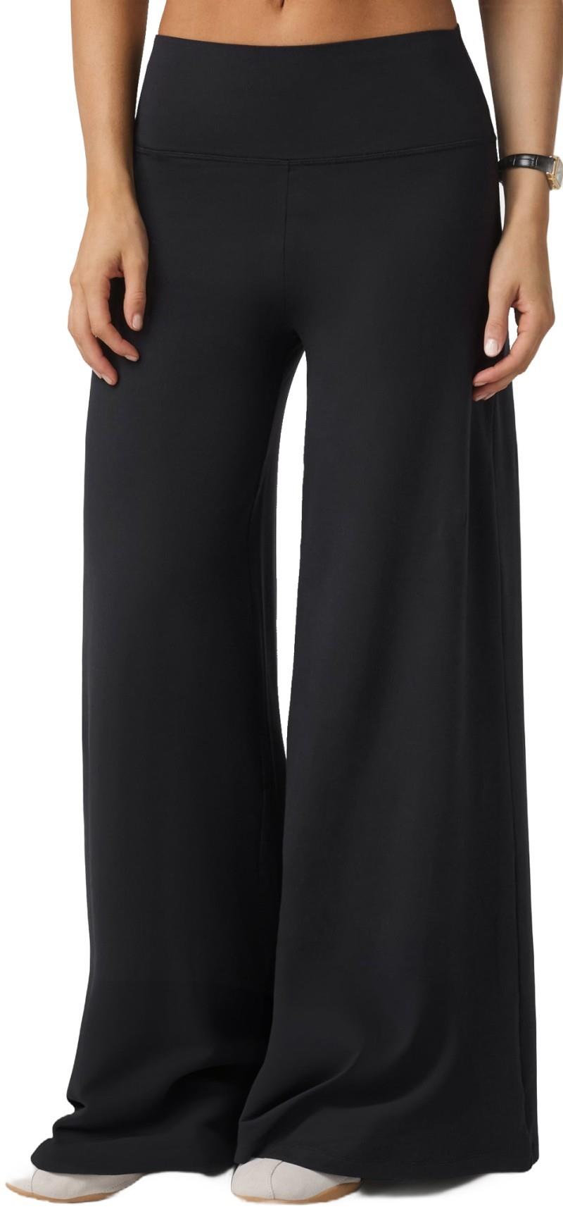 Halo Easy Wideleg Pants - Womens - solid black 1