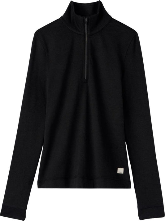 Halo Essential Half Zip - Womens - black heather 1