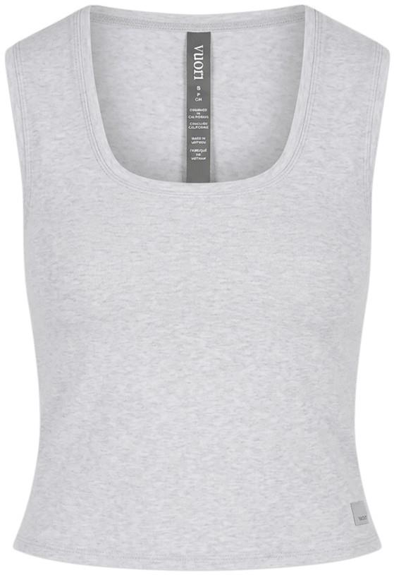 Halo Essential Scoop Tank - Womens - pale grey heather 1