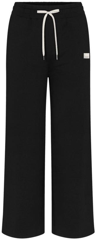 Halo Essential Wideleg Pants, Short - Womens - black heather 1