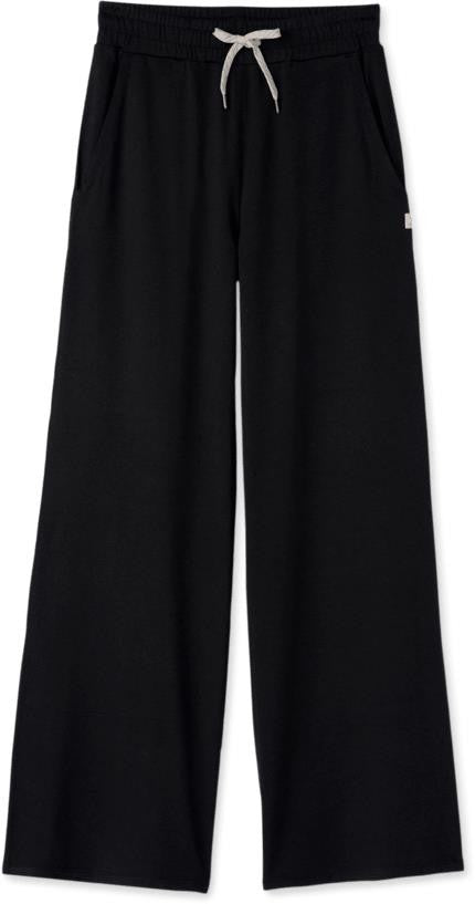 Halo Essential Wideleg Pants - Womens - black heather 1
