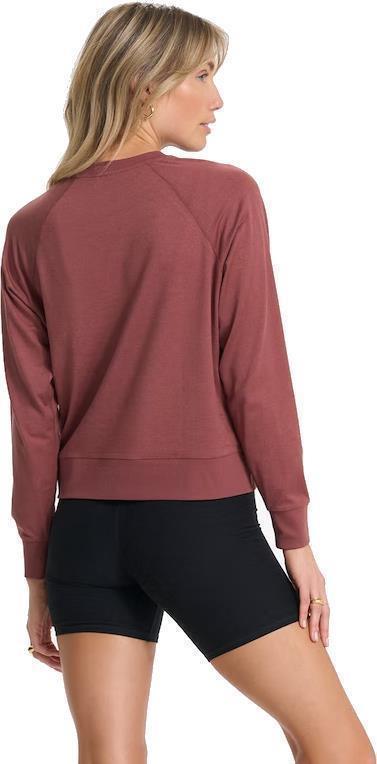 Halo LS Crew - Womens - Rosewood Heather 2