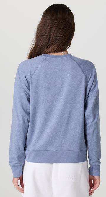 Halo LS Crew - Womens - blue heron heather 1