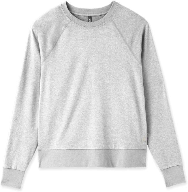 Halo LS Crew - Womens - pale grey heather 1