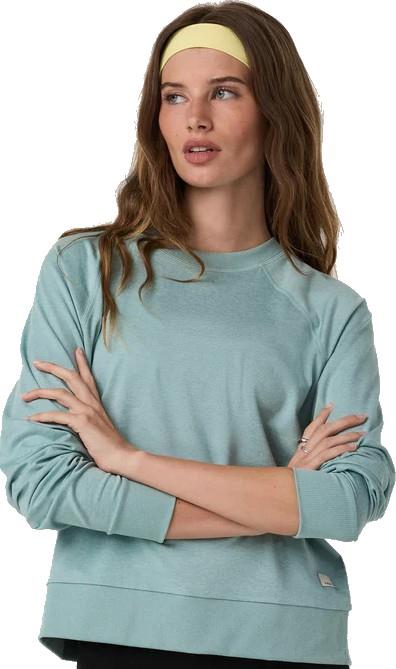Halo LS Crew - Womens - sea glass heather 1