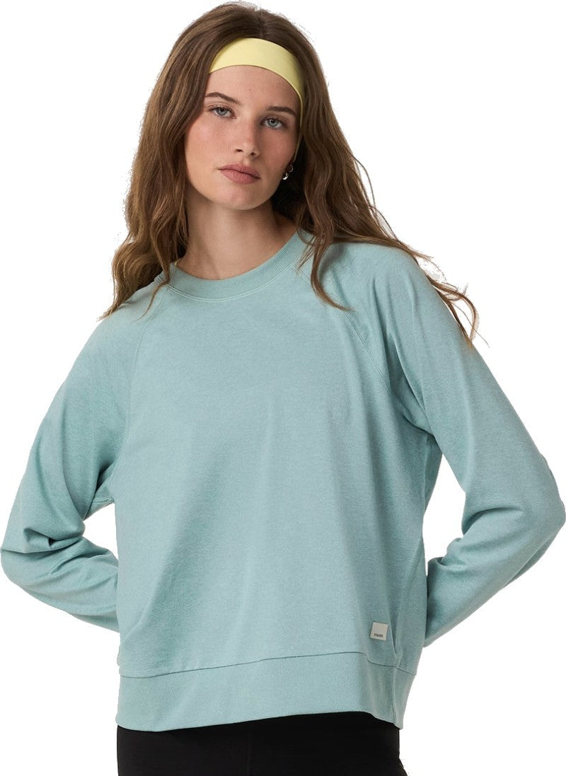 Halo LS Crew - Womens - sea glass heather 1