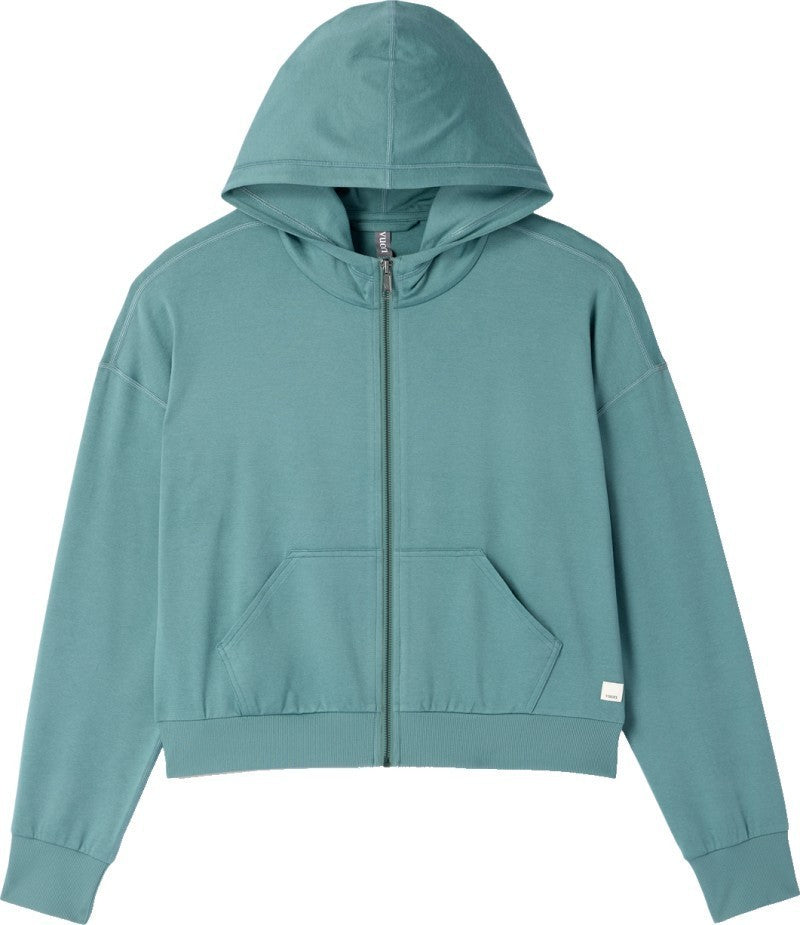 Halo Modern Full Zip Hoodie - Womens - bluegrass heather 1