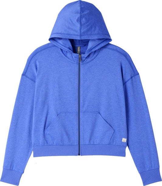 Halo Modern Full Zip Hoodie - Womens - bright iris heather 1