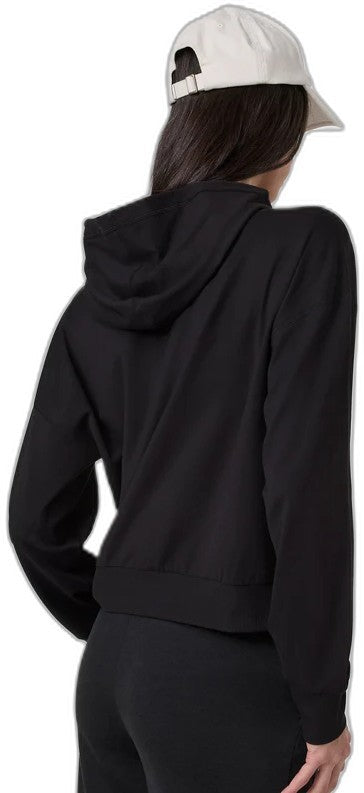 Halo Modern Full Zip Hoodie - Womens - solid black 1