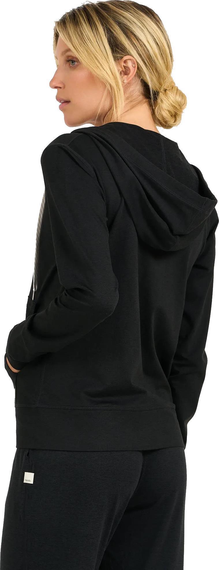 Halo Performance Hoodie - Womens - black heather 1