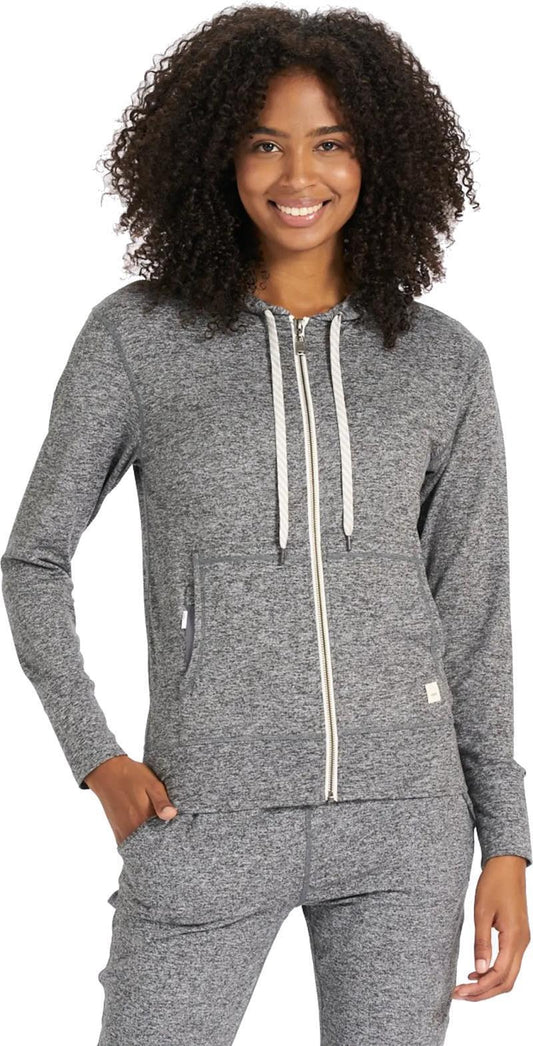 Halo Performance Hoodie - Womens - heather grey 1