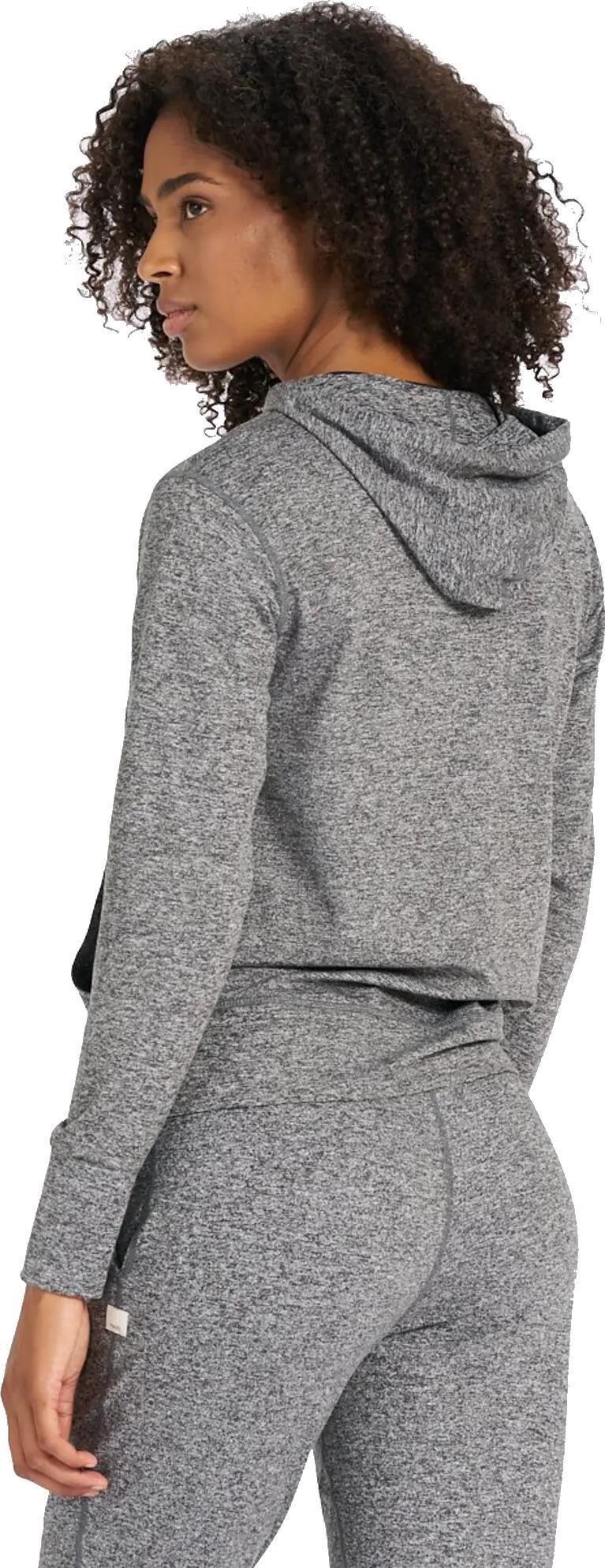 Halo Performance Hoodie - Womens - heather grey 1