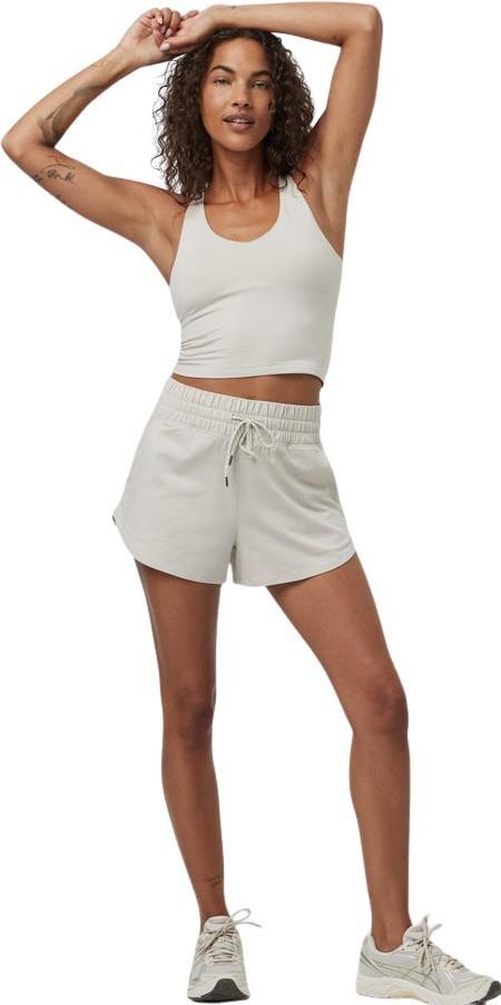 Halo Performance Shorts 2.0 - Womens - ecru heather 1