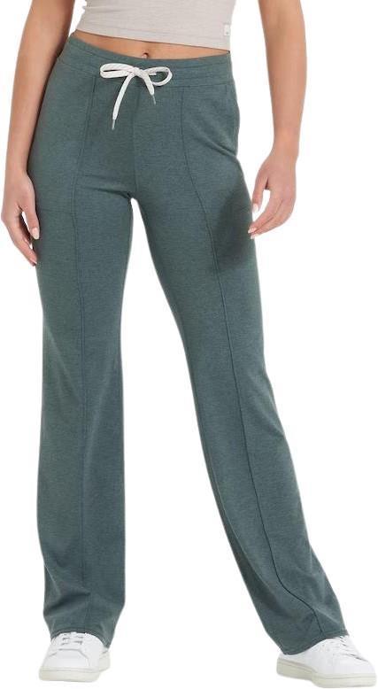 Halo Wideleg Pants - Womens - kelp heather 1