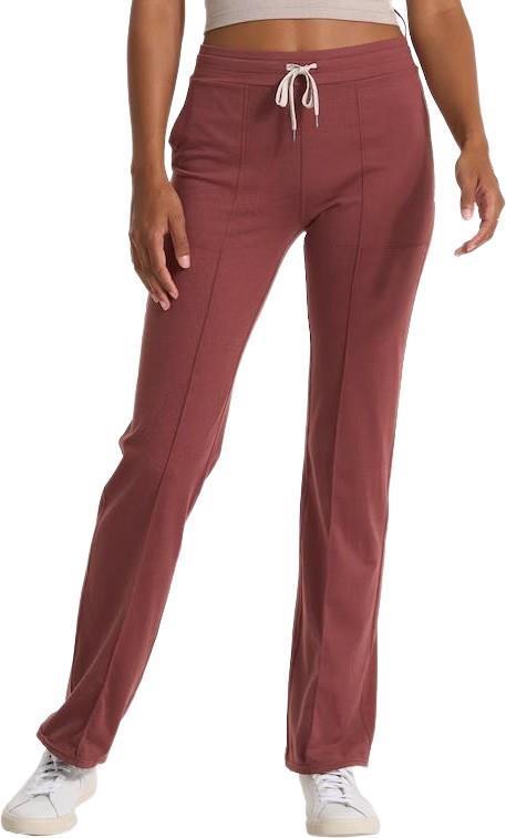 Halo Wideleg Pants - Womens - rosewood heather 1