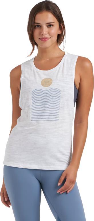 Horizon Tank - Womens - white slub 1