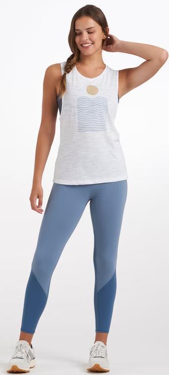 Horizon Tank - Womens - white slub 1