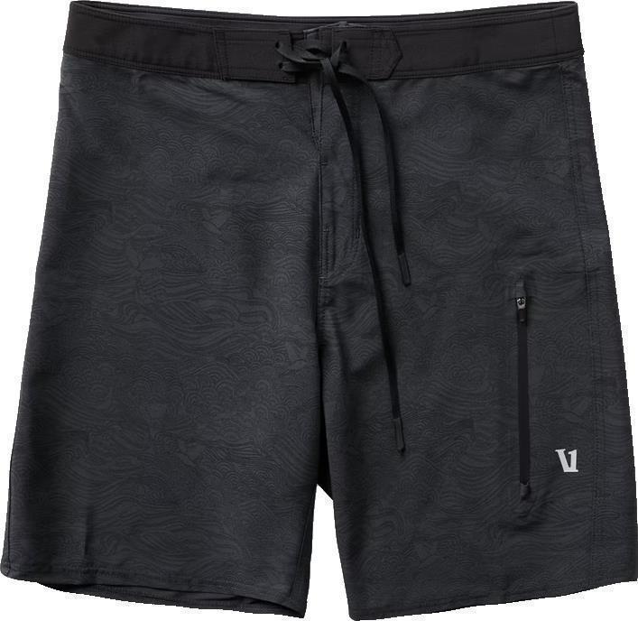Infinity Boardshorts - Mens - Black Vintage Ocean 1