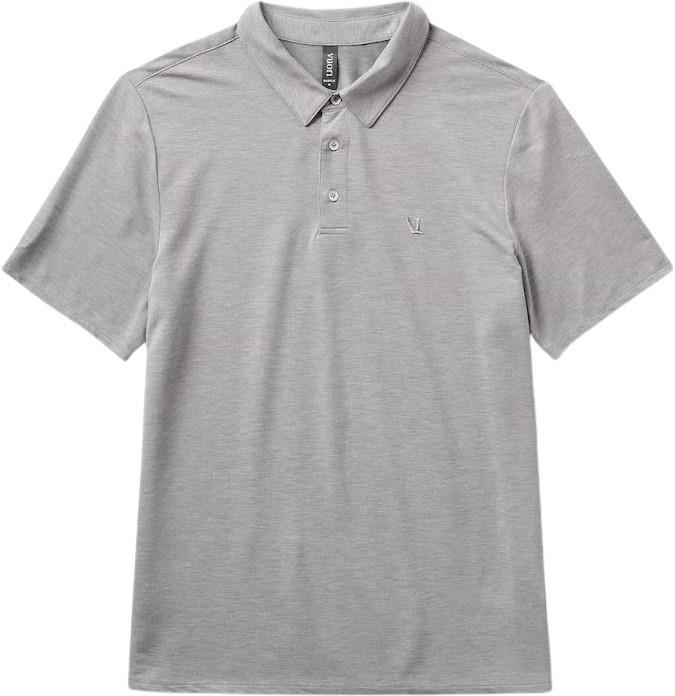 Knit Twill Polo - Mens - Steel Heather 1