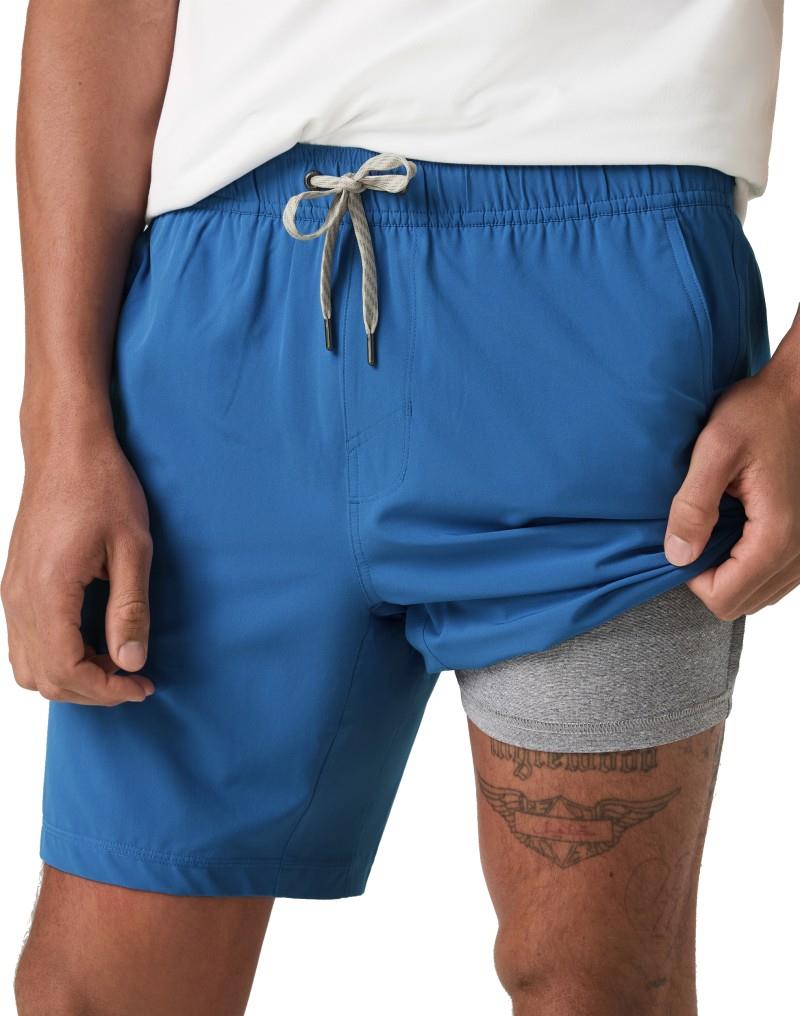 Kore Lined Shorts, 7" Inseam - Mens - court blue 1