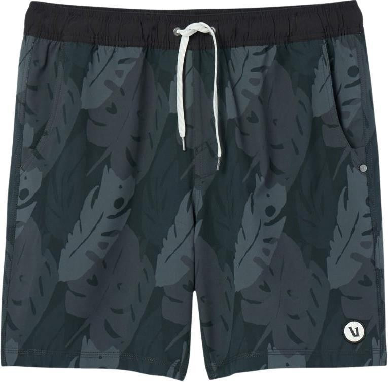 Kore Shorts - Mens - black leaves 1