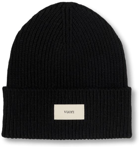 Label Beanie 2.0 - black 1