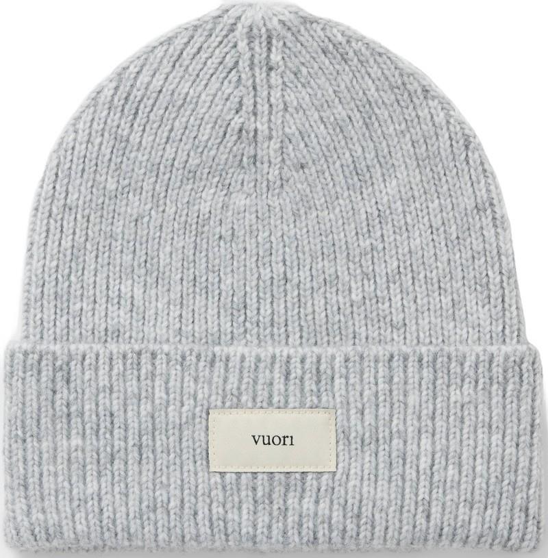 Label Beanie 2.0 - pale grey heather 1