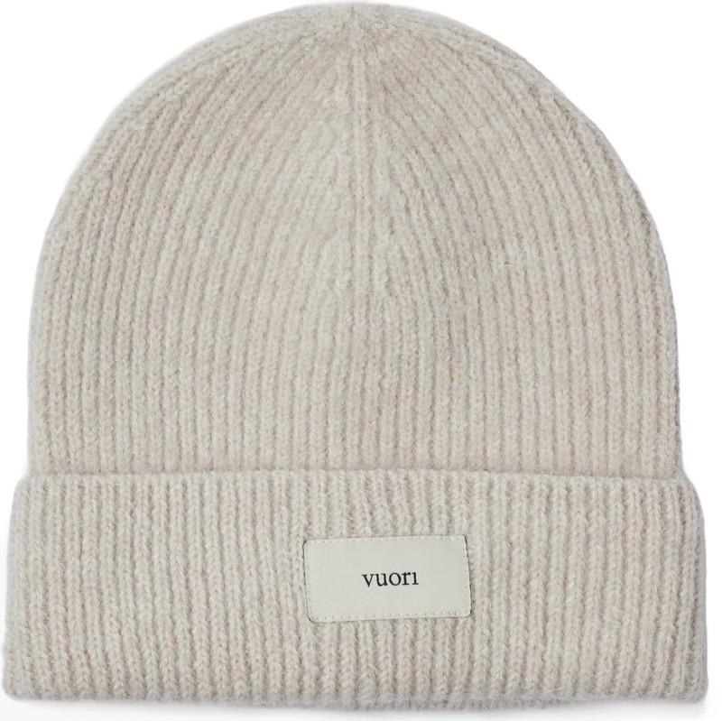 Label Beanie - natural heather 1