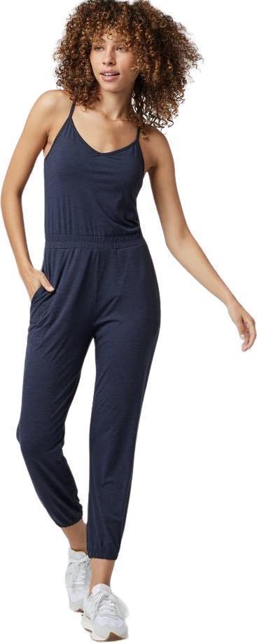 Lux Joggers Jumpsuit - Womens - Midnight Heather 1